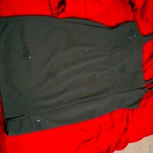 Planet Gold Bodycon Black Dress